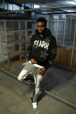 Siarr Star Tracksuit Black