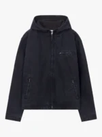 Denim Hooded Jacket Dark Navy