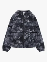 Digital Camo Windbreaker Dark Navy