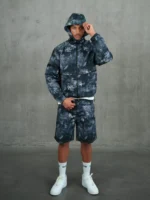 Digital Camo Windbreaker Dark Navy (2)