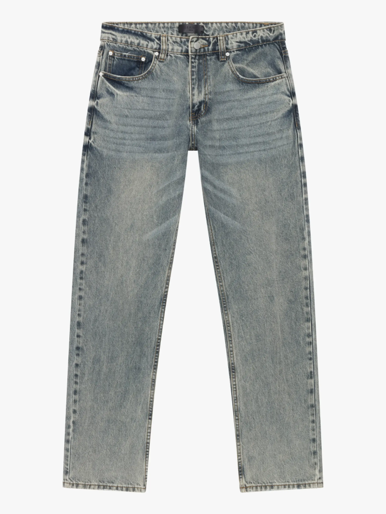 Essential Straight Jeans Dusty Blue Essential Straight Jeans Dusty Blue