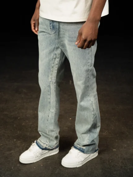 Flared Jeans Triple Blue (2)